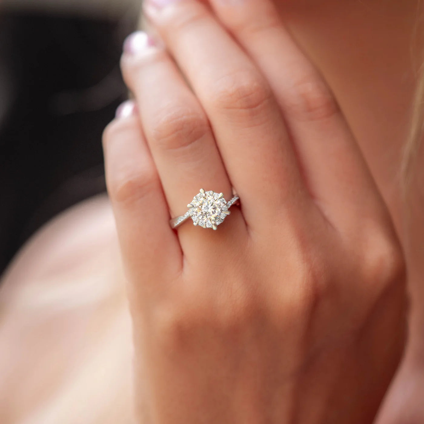 The Luminance Moissanite ring