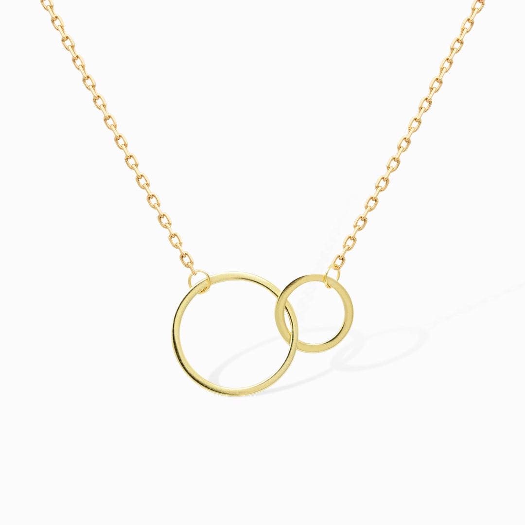 Mother & Daughter | Forever Linked Together | S925 Circles Necklace