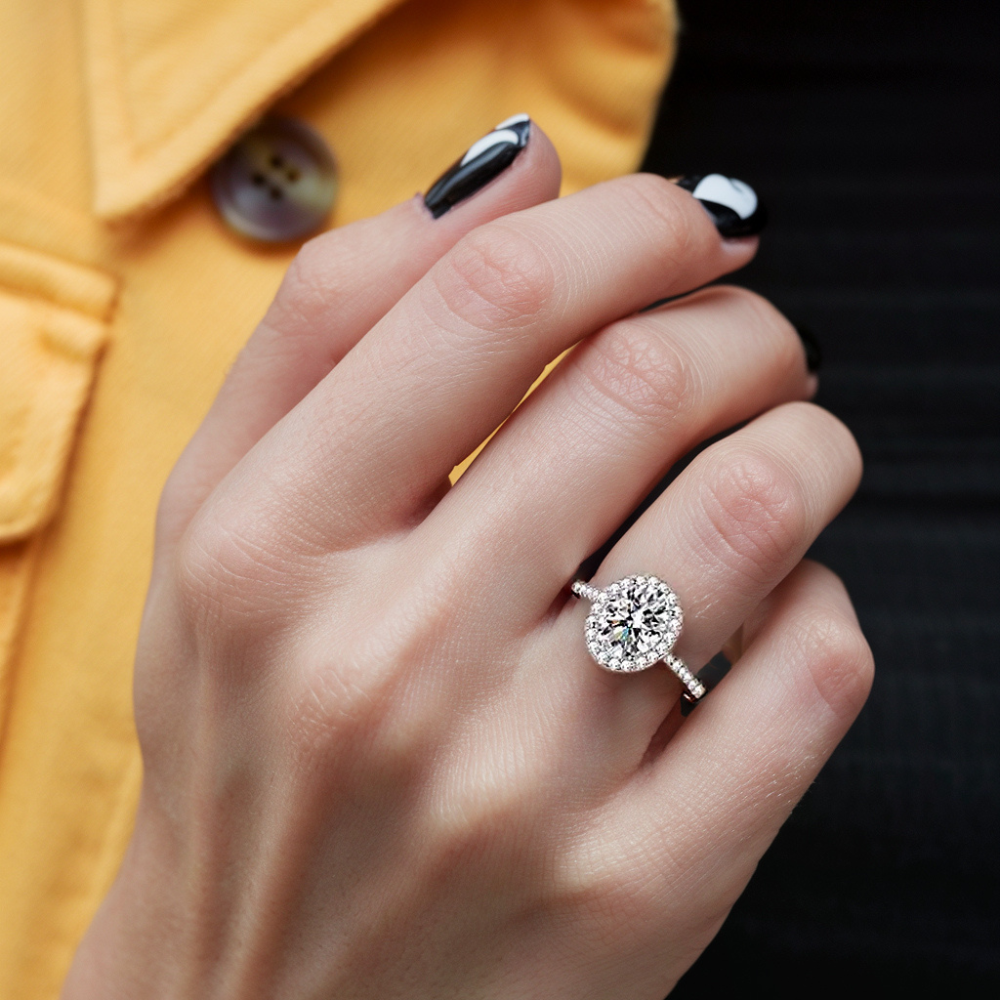 2CT Brilliant Round Cut Lab Diamond Eternity Ring