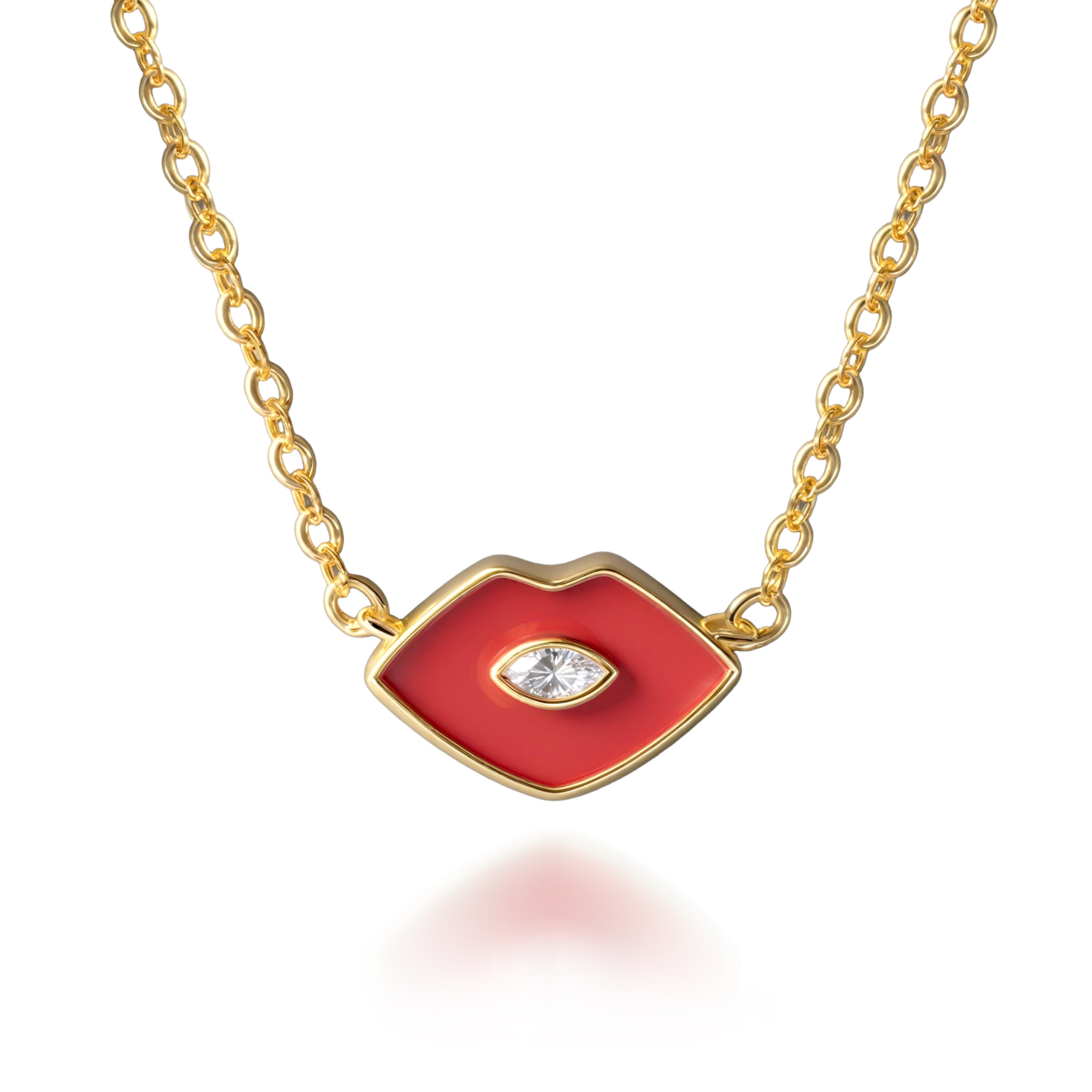 Octavian Kiss Diamond Necklace