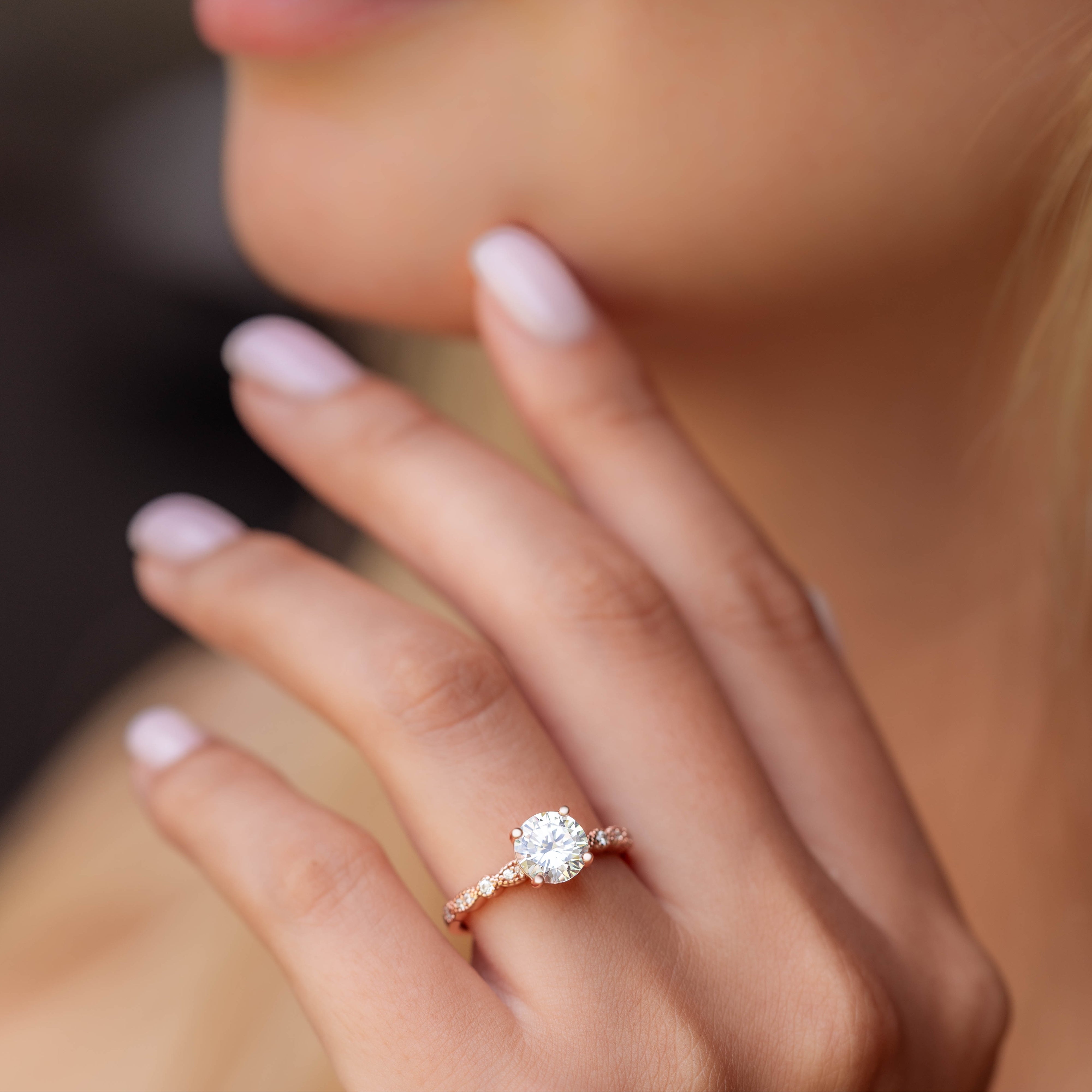 The Brilliant - Rose - Moissanite