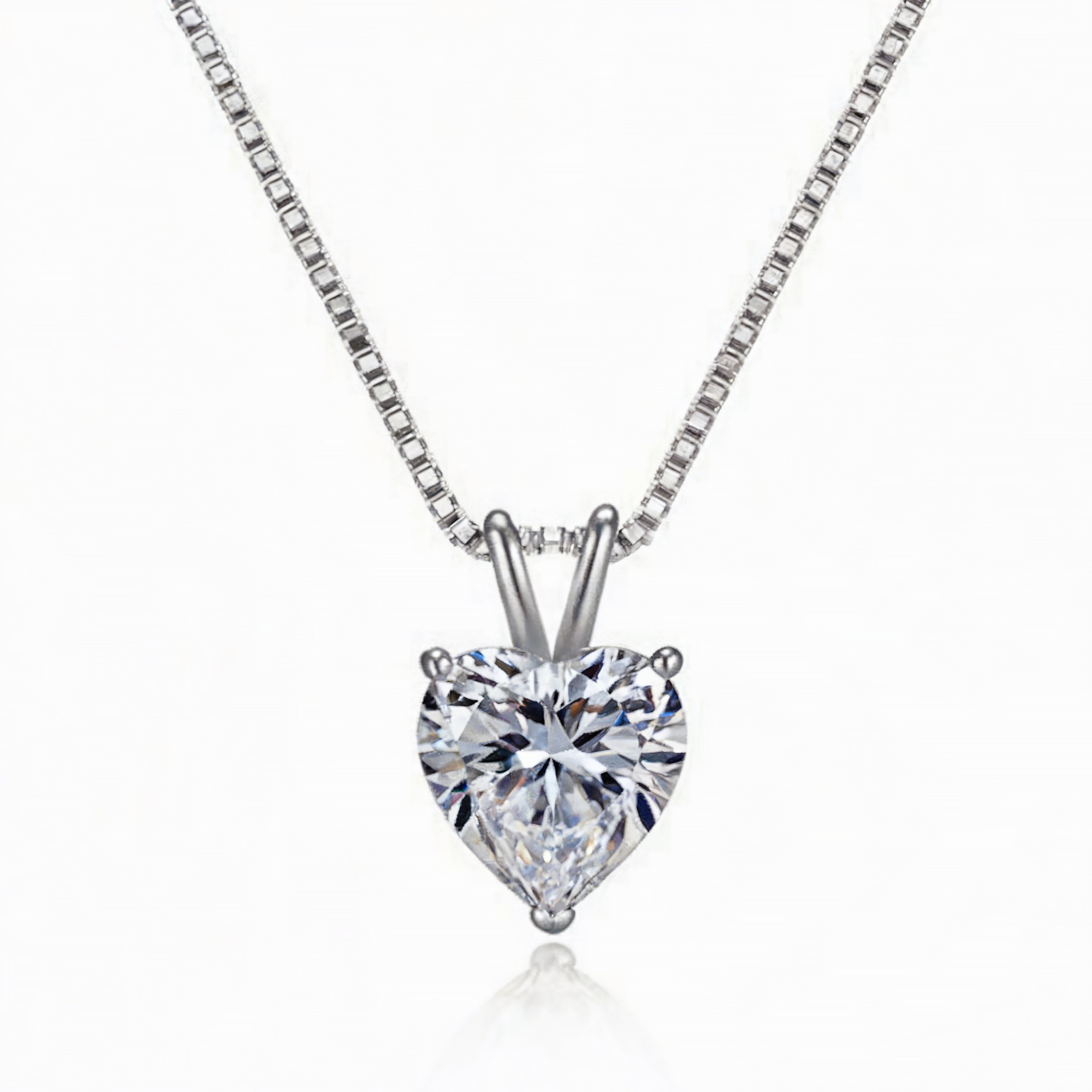 Heart Cut Chain Necklace