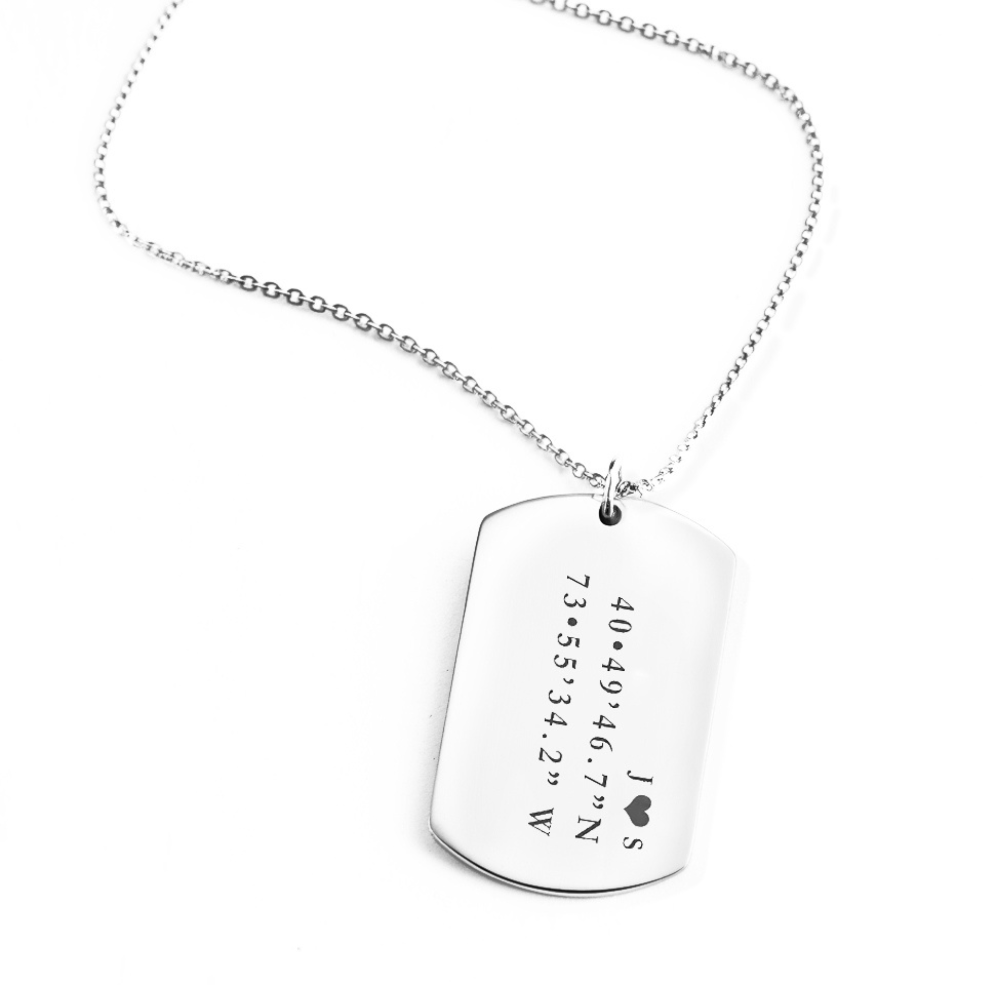 To My Man, You Complete Me | Dog Tag Necklace