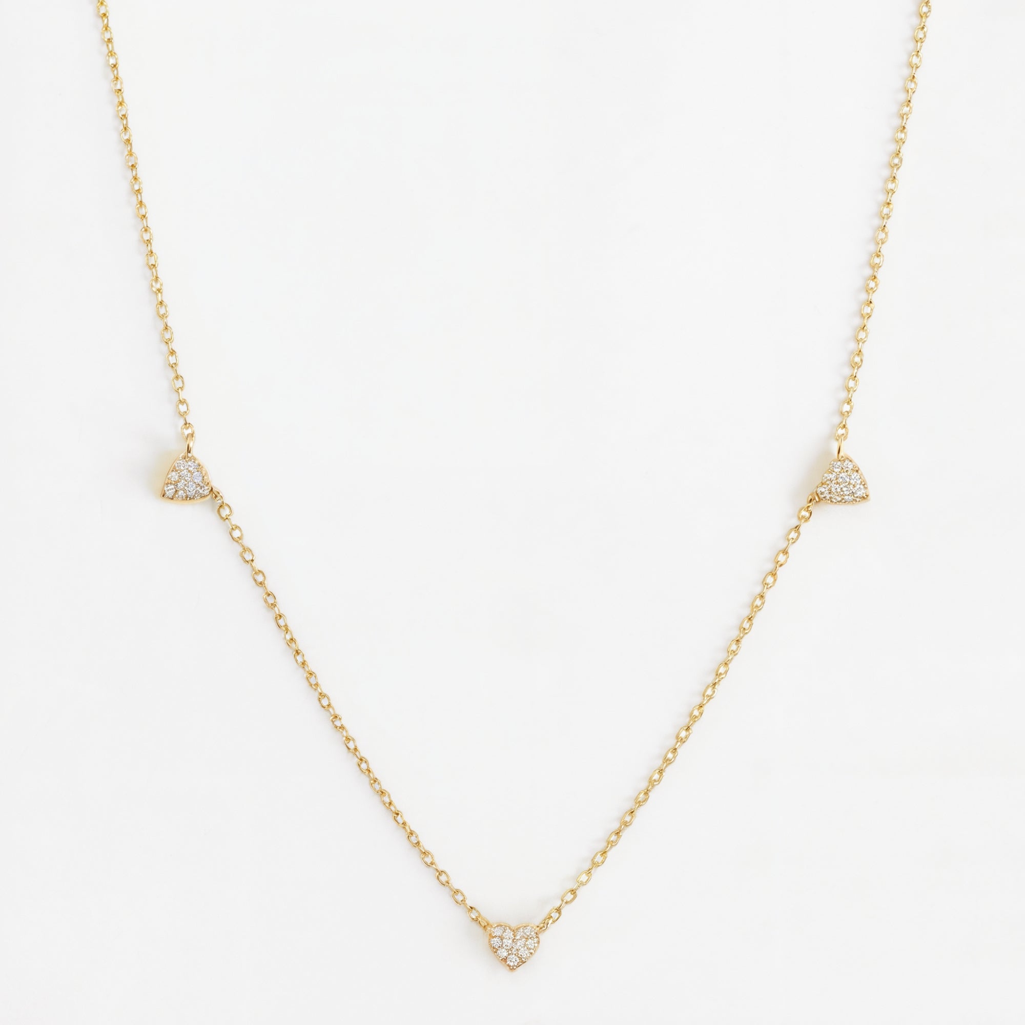 The Mini Heart Chain Necklace