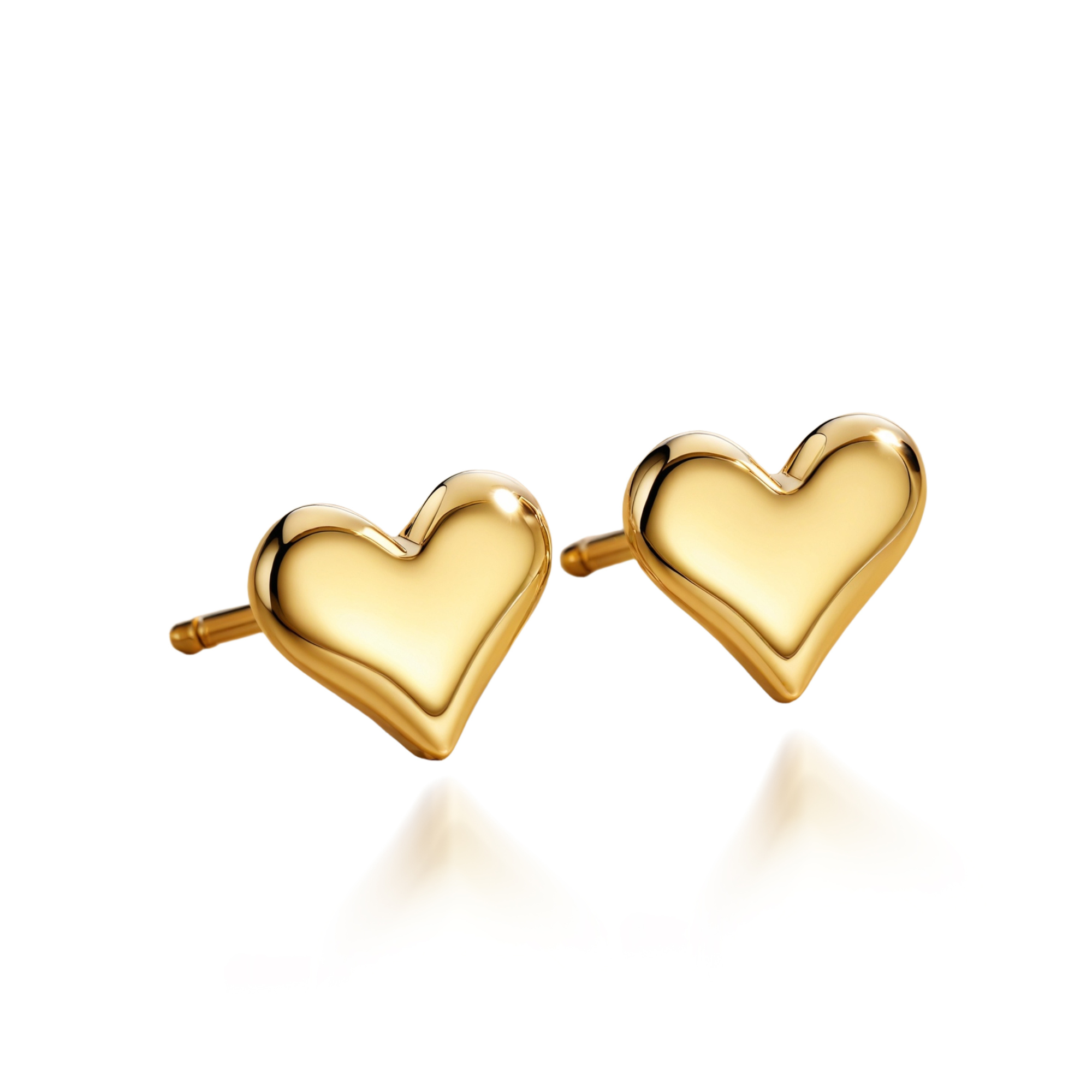 Classic Gold Mini Heart Studs