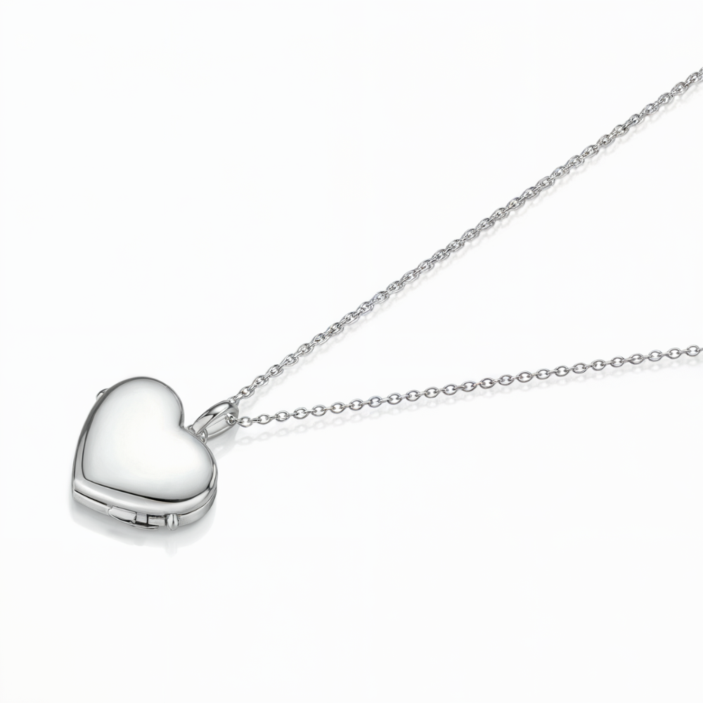 Silver Heart Locket