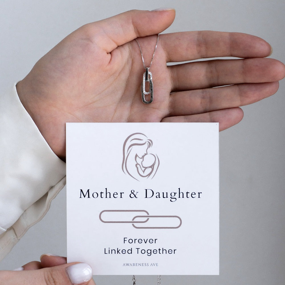 Mother & Daughter | Forever Linked Together | S925 Necklace