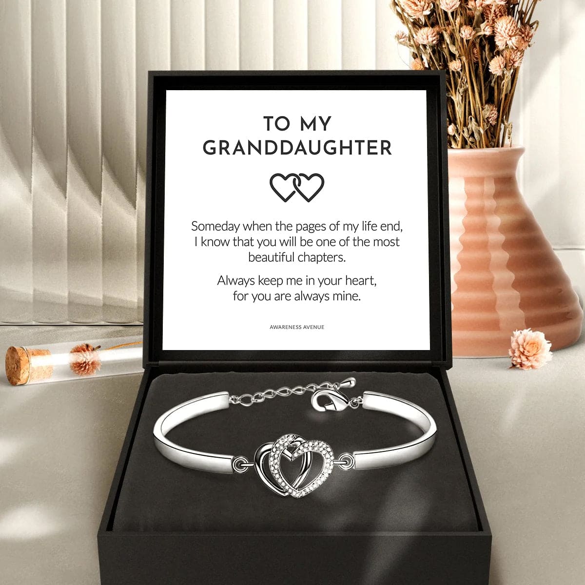 To My Granddaughter | Always Keep Me In Your Heart | 925s Bracelet