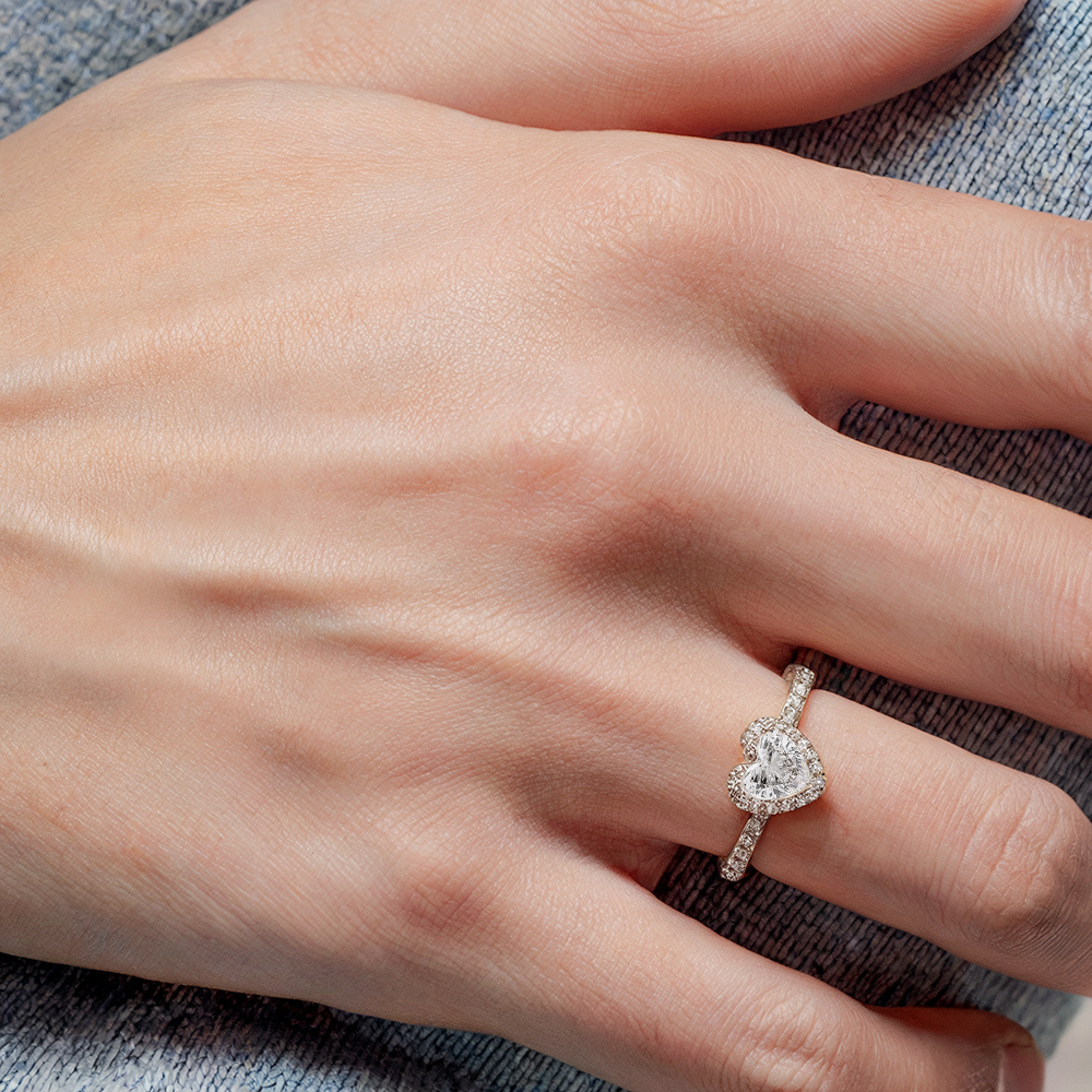 The Beloved Heart Lab Grown Diamond Ring