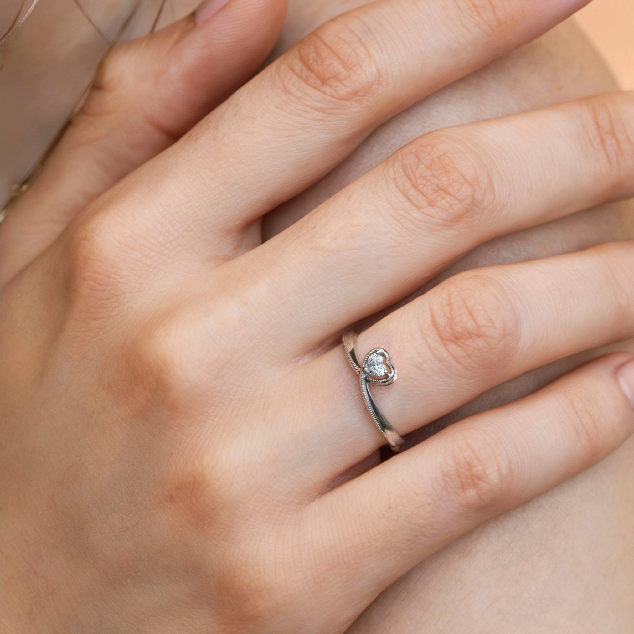 The Keepsake Heart Lab Grown Diamond Ring