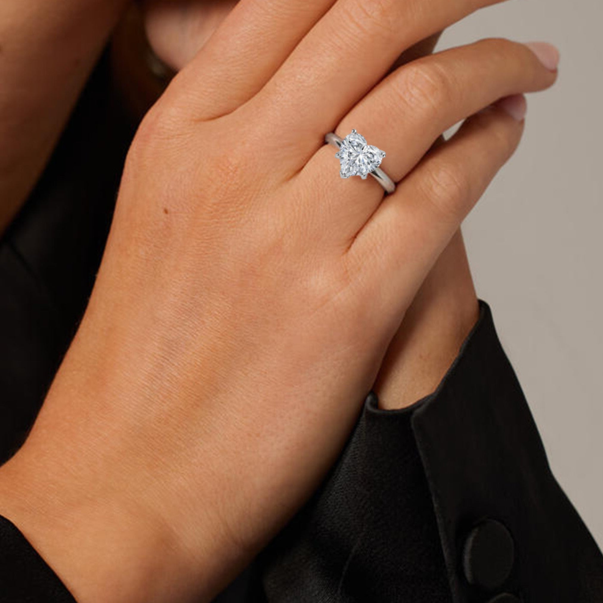 The Serenade Heart Lab Grown Diamond Ring