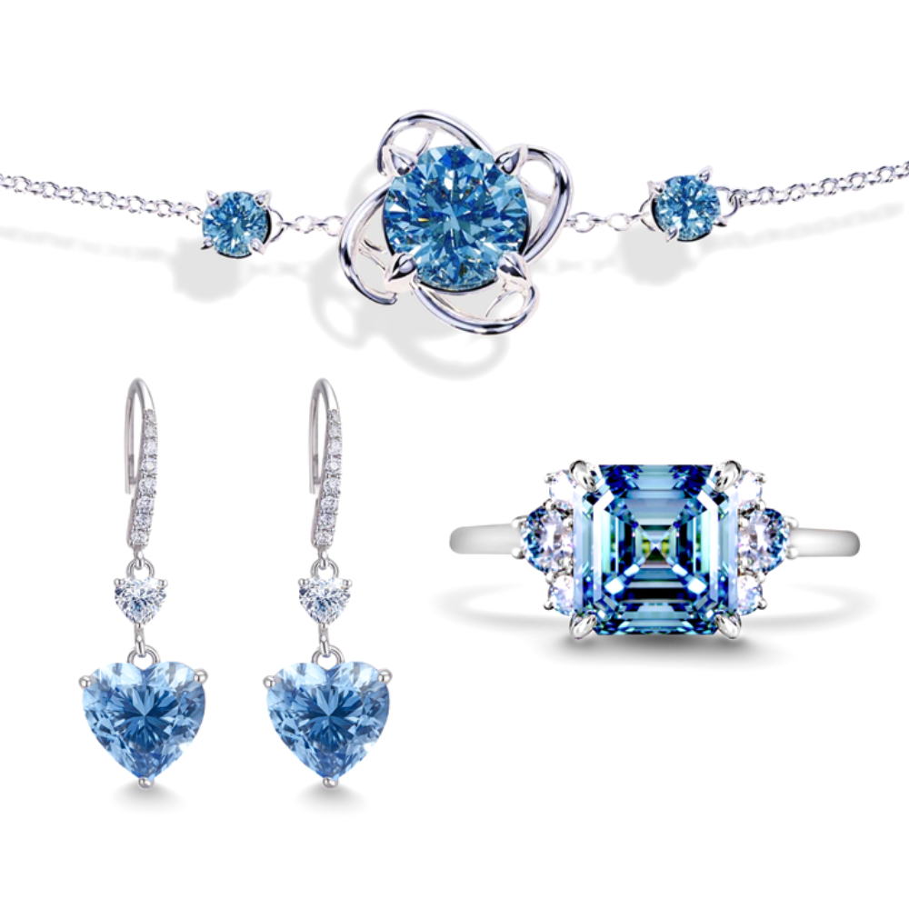 The Ulissa Moissanite Jewelry Set