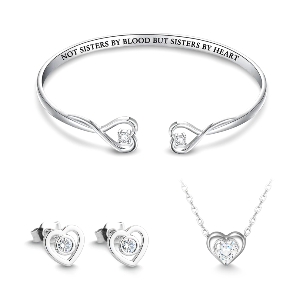 Sisters By Heart Jewelry Set