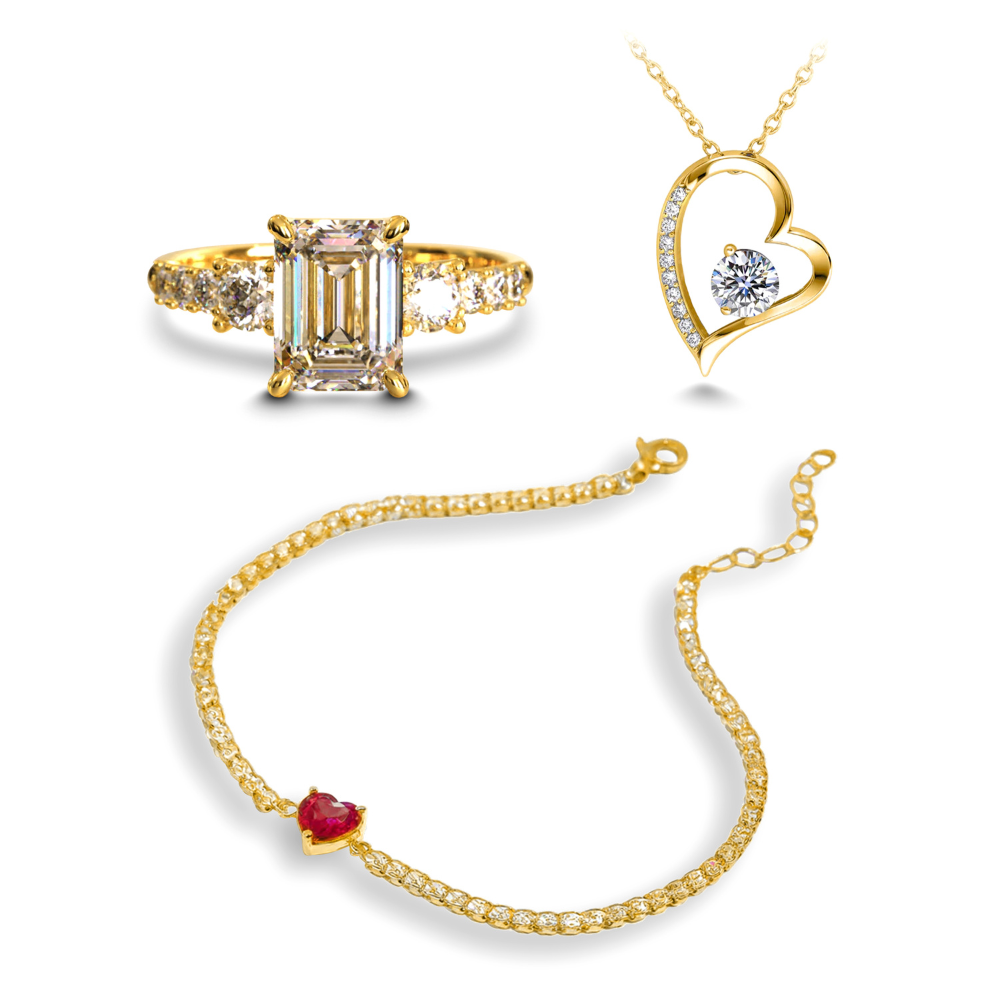 The Nova Elise Moissanite Jewelry Set