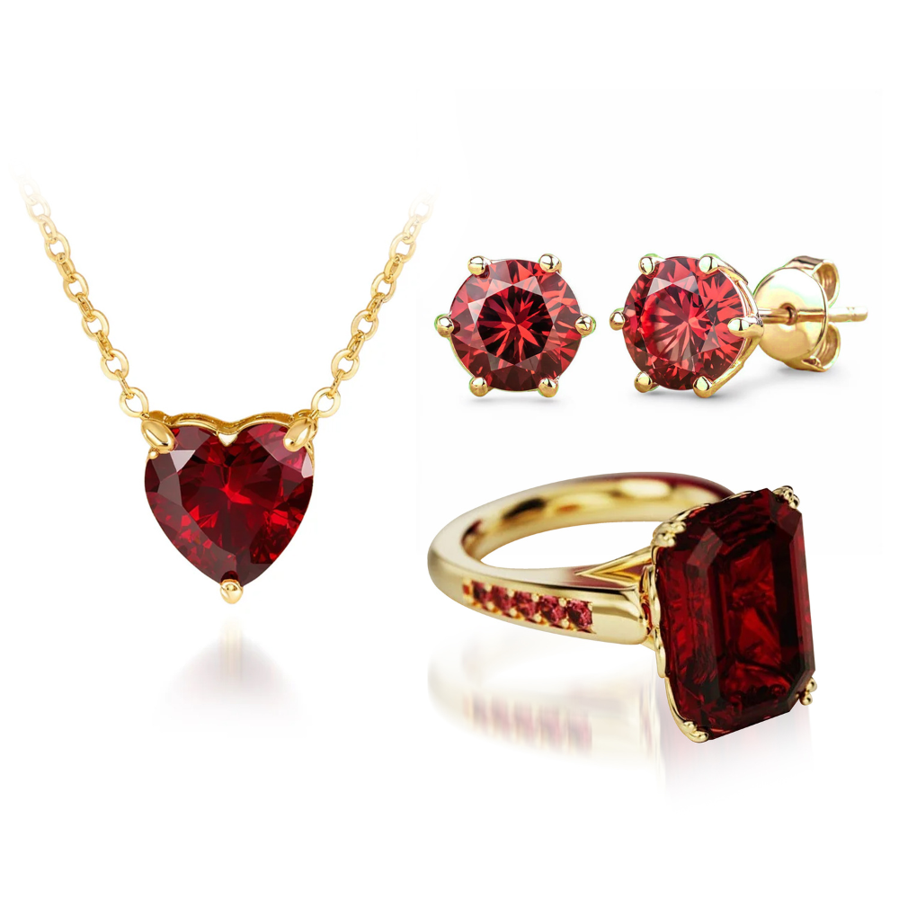 The Ruby Dream Jewelry Set