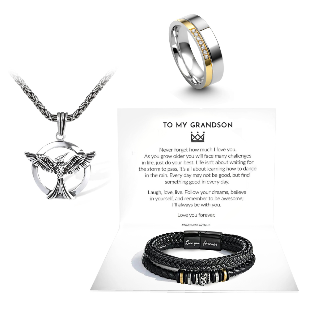 'Love You Forever' Men's Jewelry Gift Set