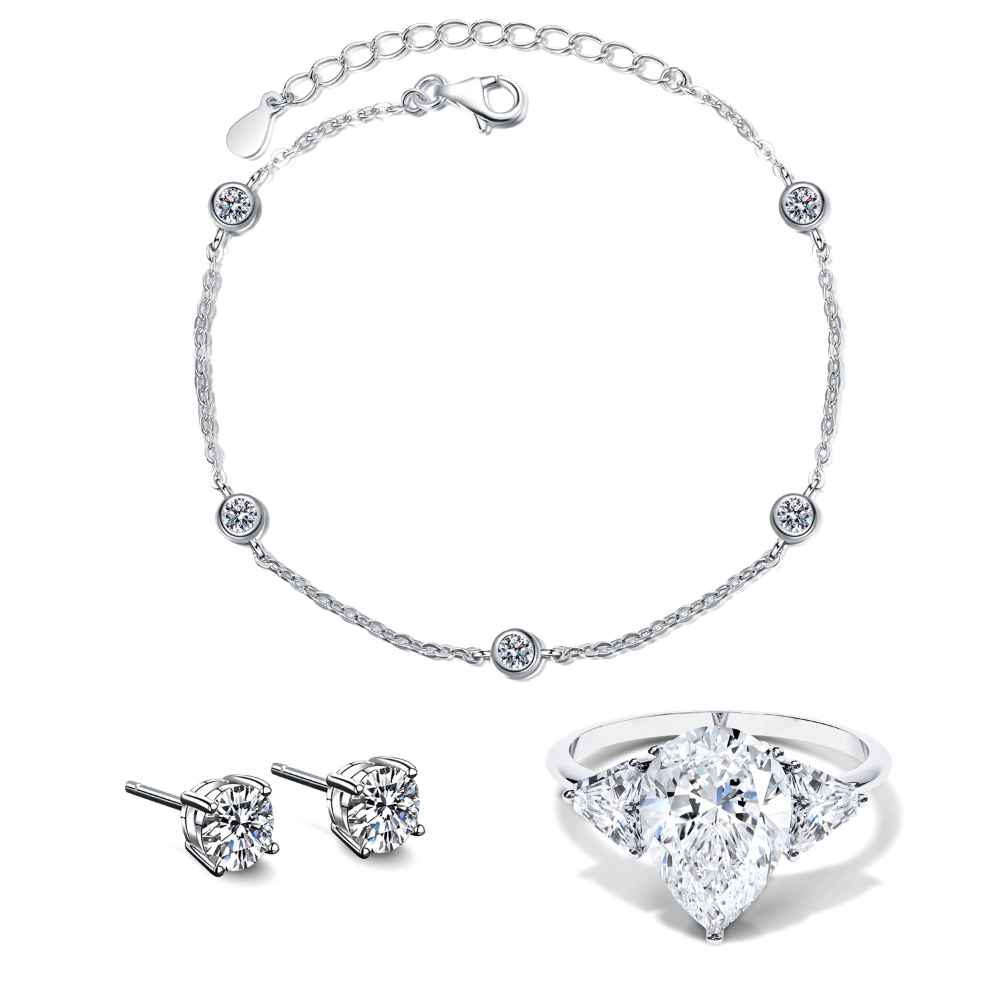 The Lily Silver Jewelry Set