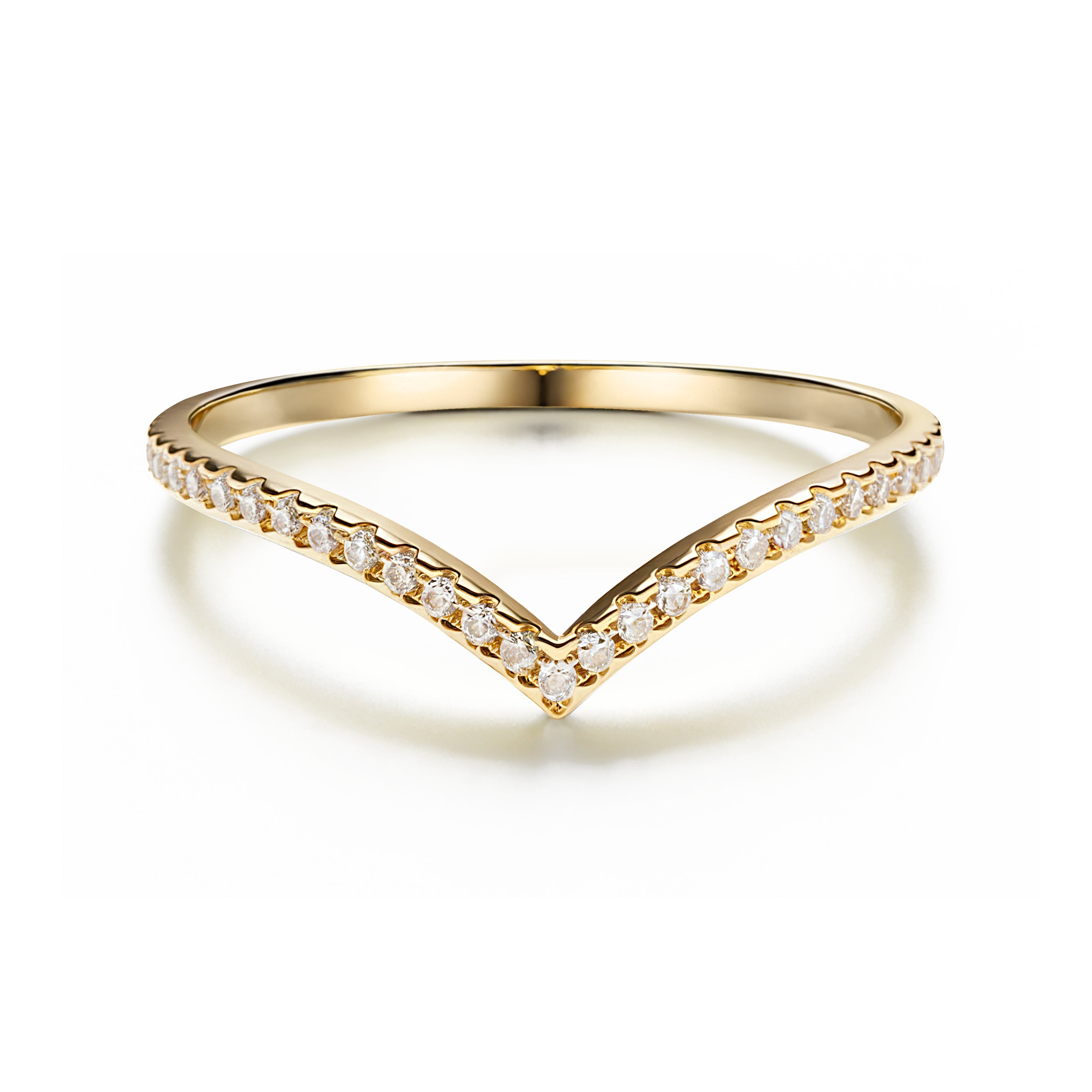 The Emilia Gold - Moissanite