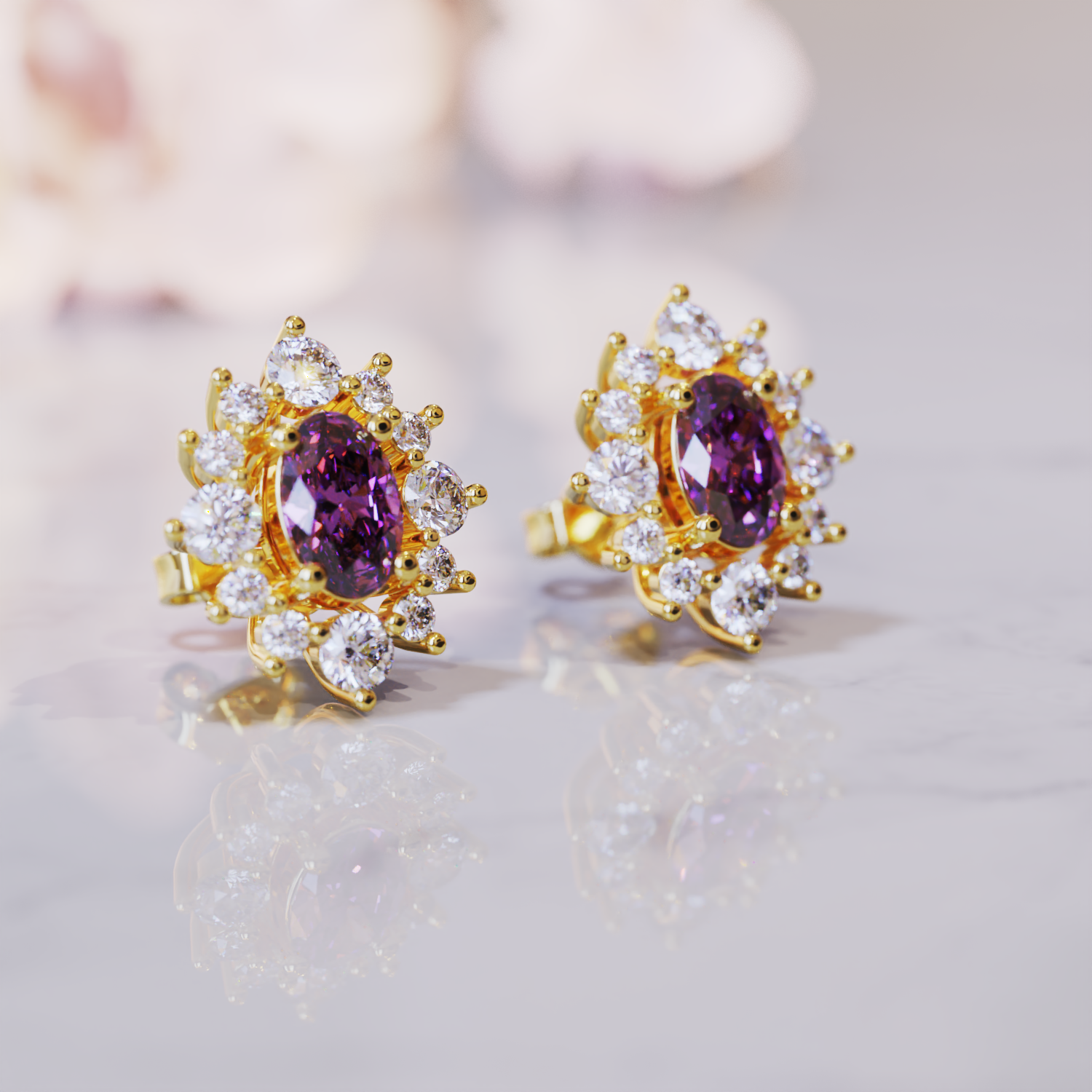 The Brianna Alexandrite Earrings