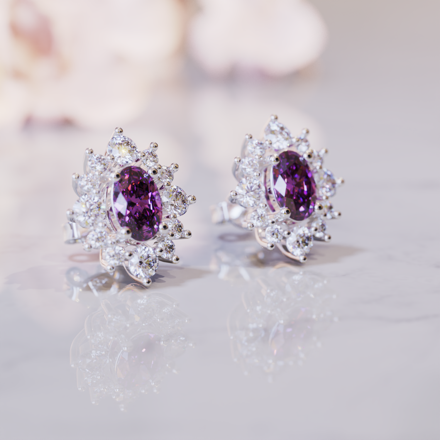 The Brianna Alexandrite Earrings