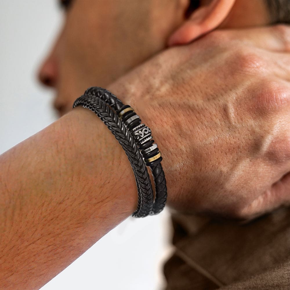 Braid Leather Bracelet