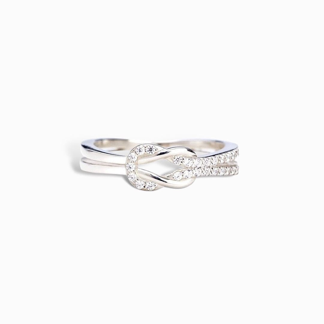 To My Best Friend | Sisters By Heart | S925 Knot Ring