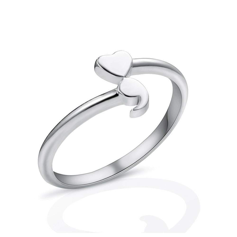 Heart hot sale semicolon ring