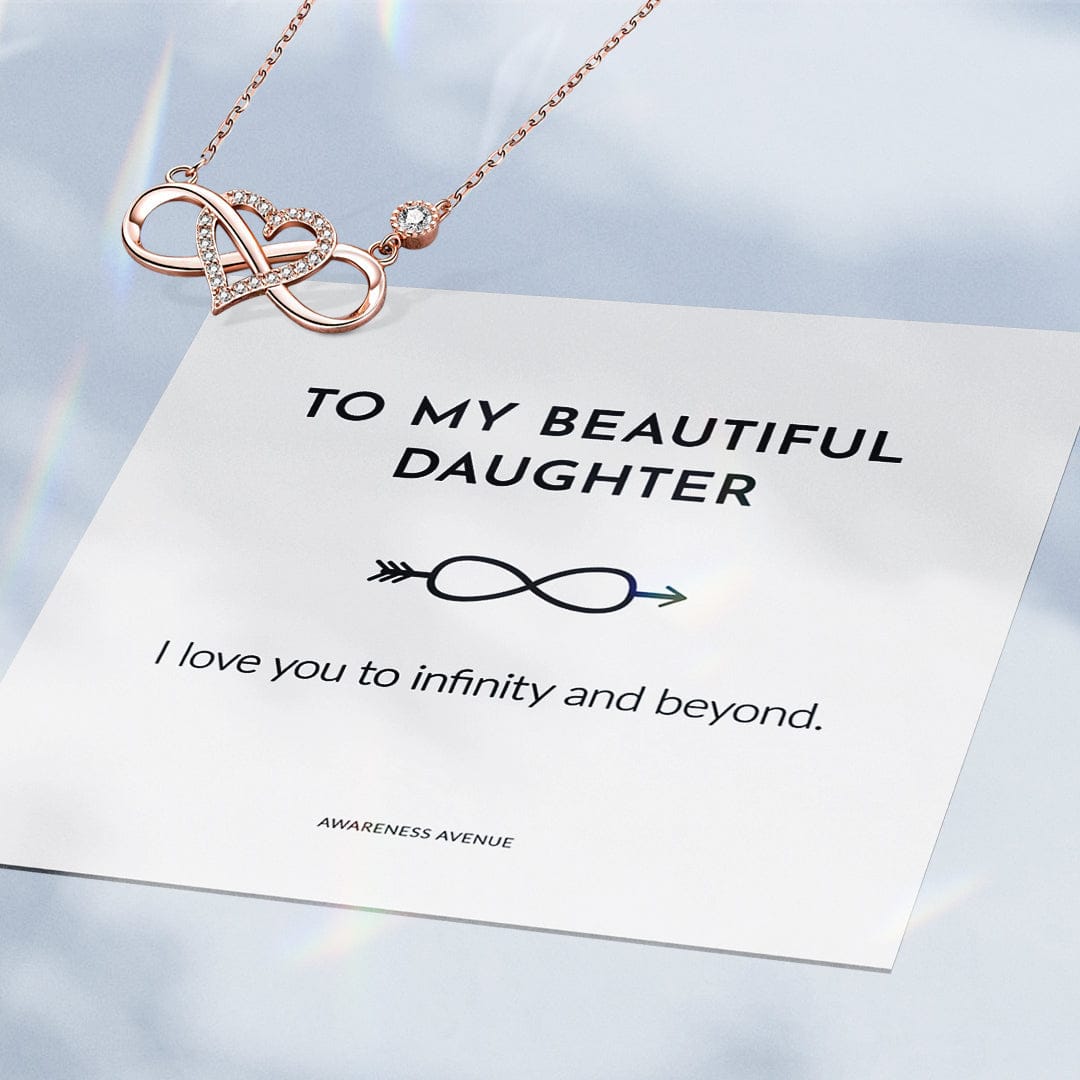 To My Daughter | I Love You to Infinity Necklace