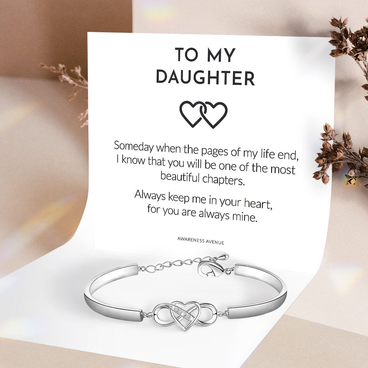 To My Daughter Jewelry Set | Always Keep Me In Your Heart