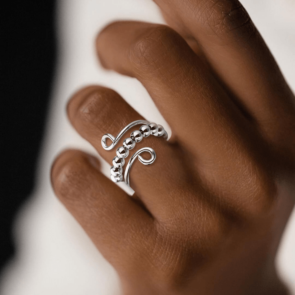 To My Beautiful Daughter | Drive Away Your Anxiety | S925 Fidget Ring