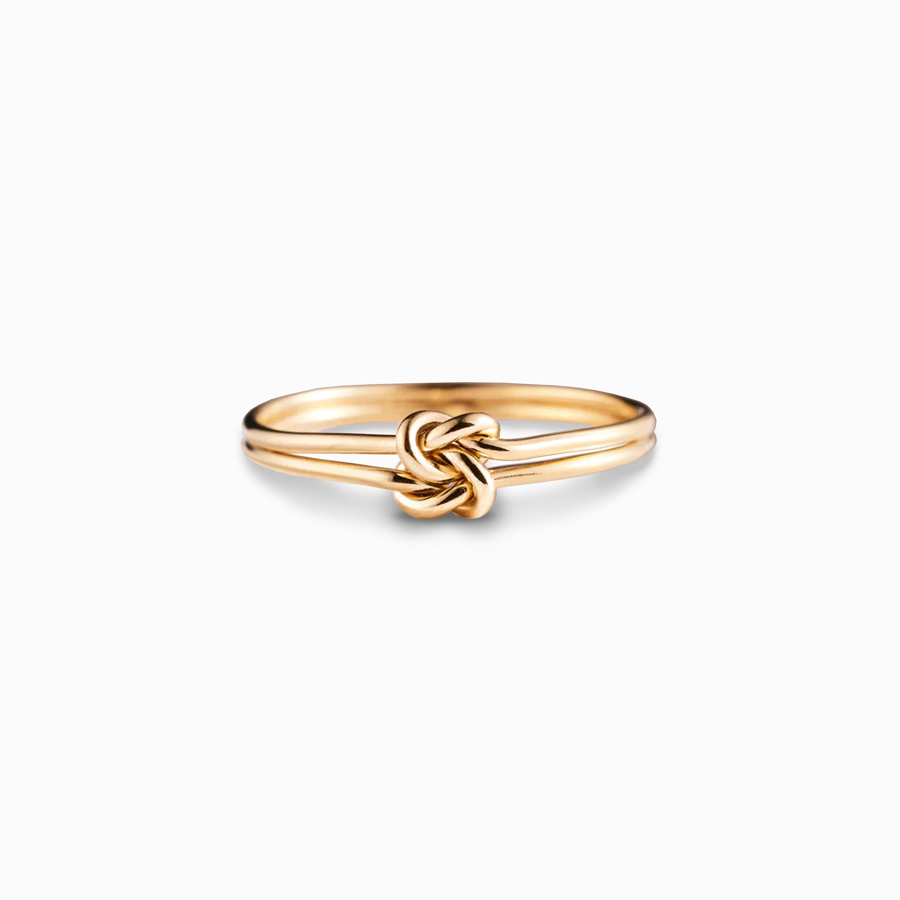 Mother & Daughter | A Promise Knot | 14K Gold Ring