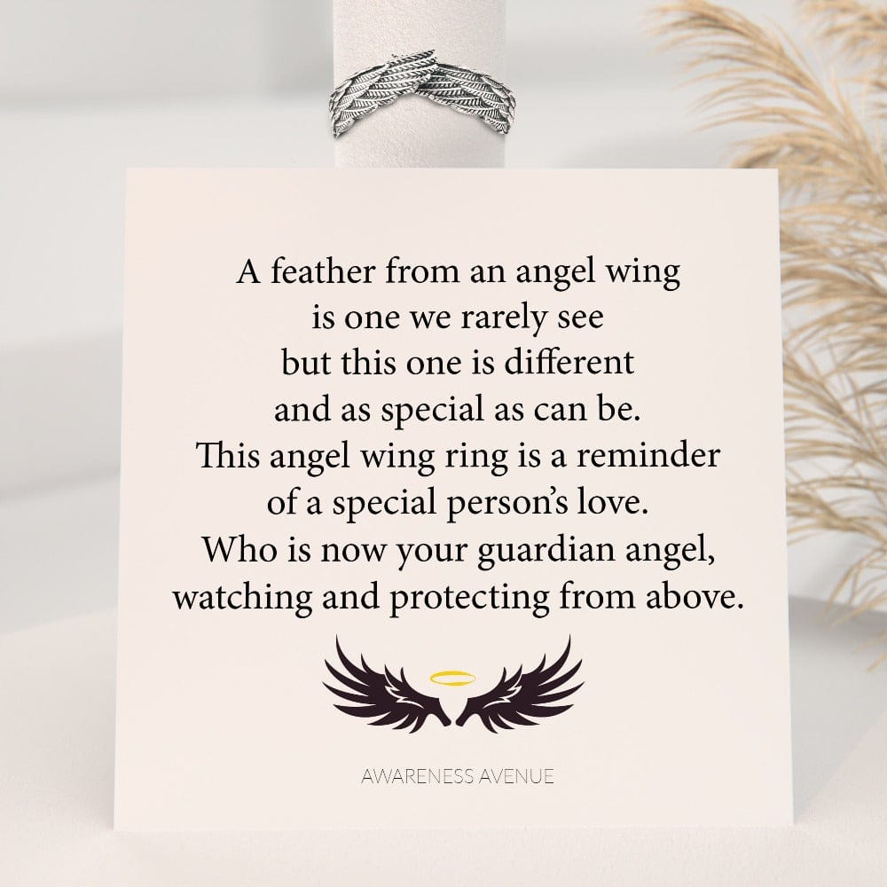 A Symbol of Love and Protection | Guardian Angel Wing Ring